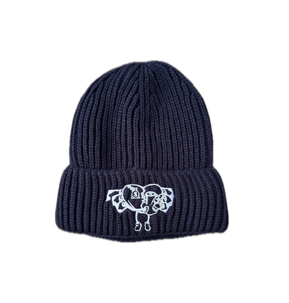 LMB Heart Knitted Beanies